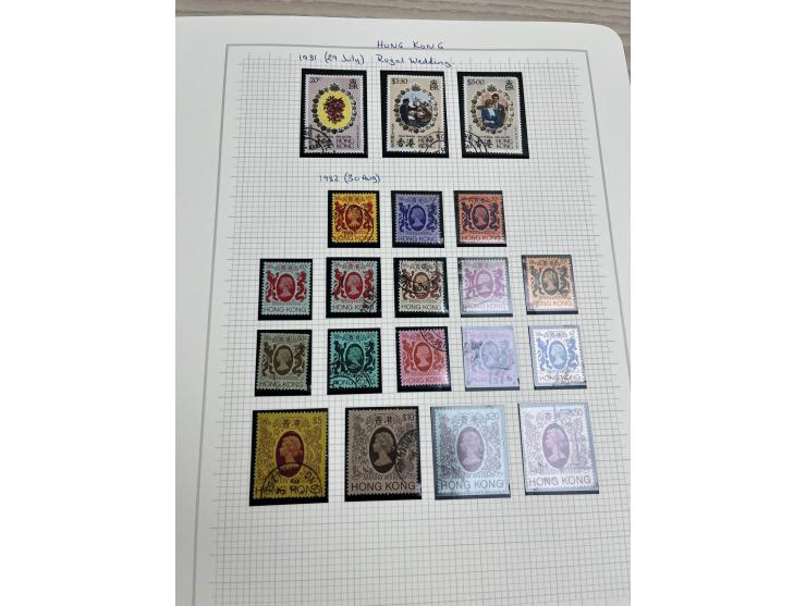 holding on album pages, better including QV used stamp to 96c, KGV Silver Jubilee, KGVI Silver Wedding, etc. Large quantity. 